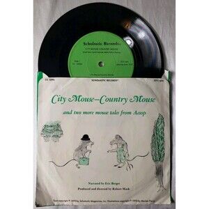 City Mouse Country Mouse Tales From Aesop, 1970 Scholastic